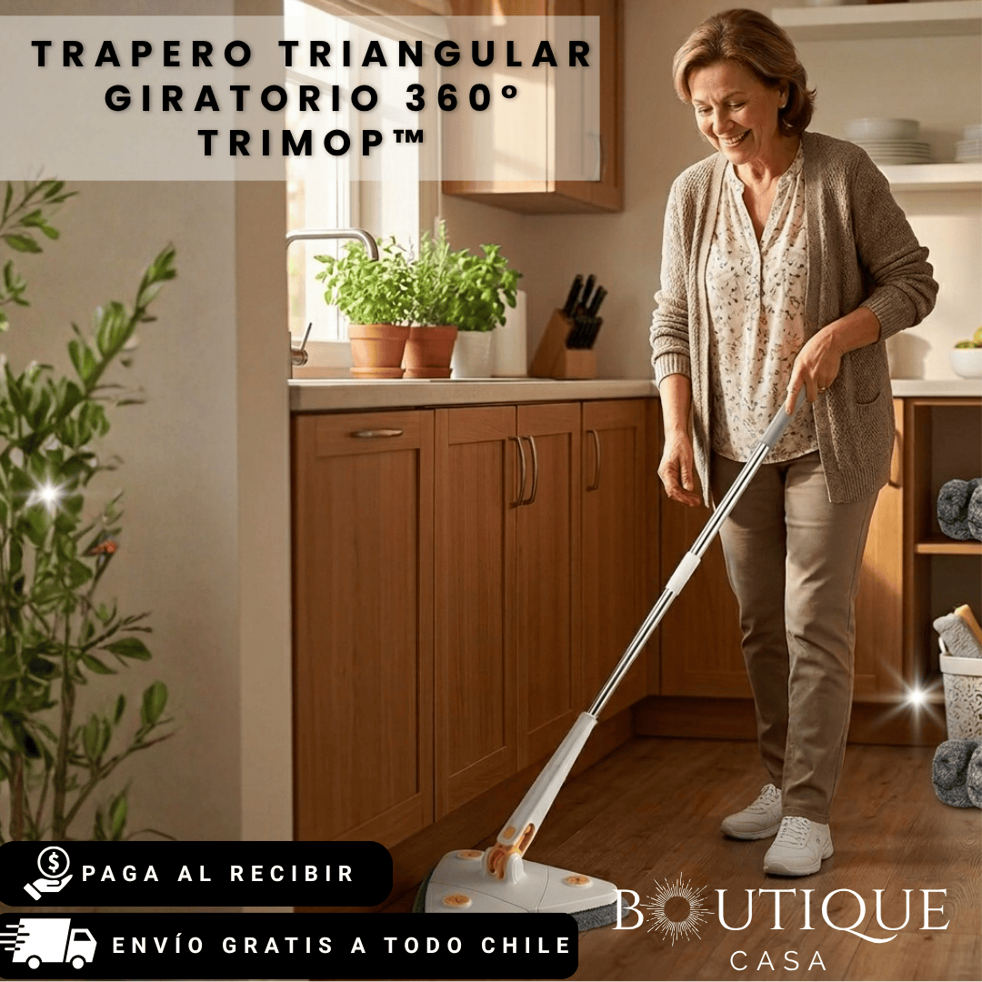 Trapero Triangular Giratorio 360° | TriMop™