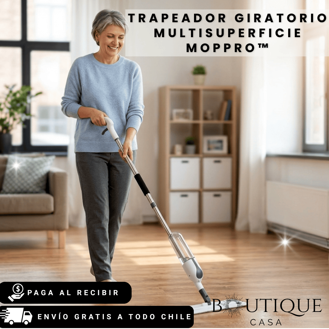 Trapeador Giratorio Multisuperficie | MopPro™