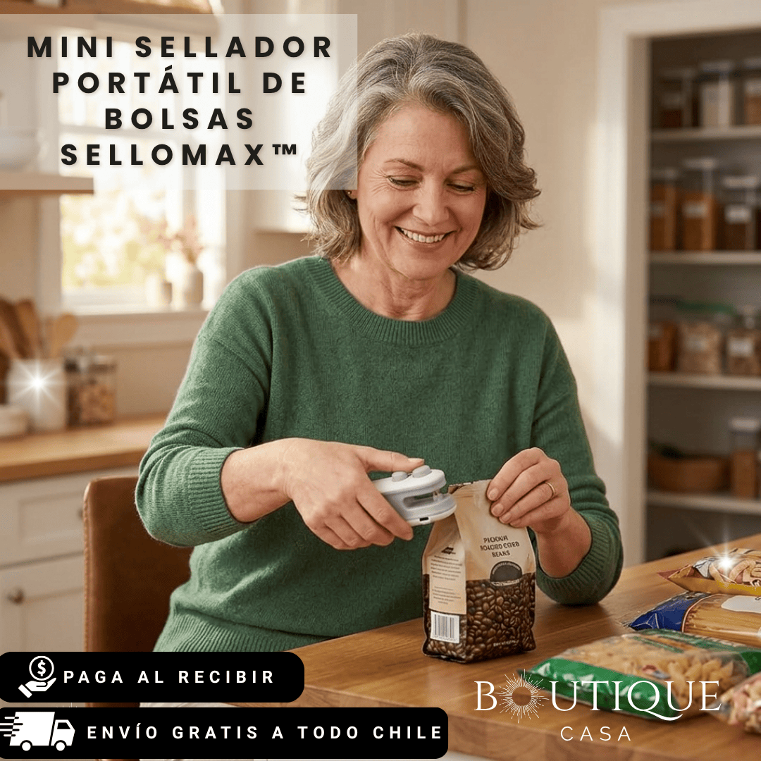 Mini sellador portátil de bolsas | SelloMax™