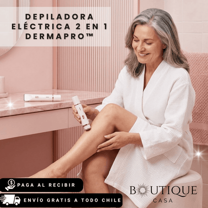 Depiladora eléctrica 2 en 1 | DermaPro™