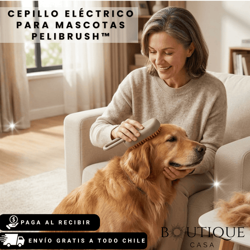 Cepillo Eléctrico para Mascotas | PeliBrush™