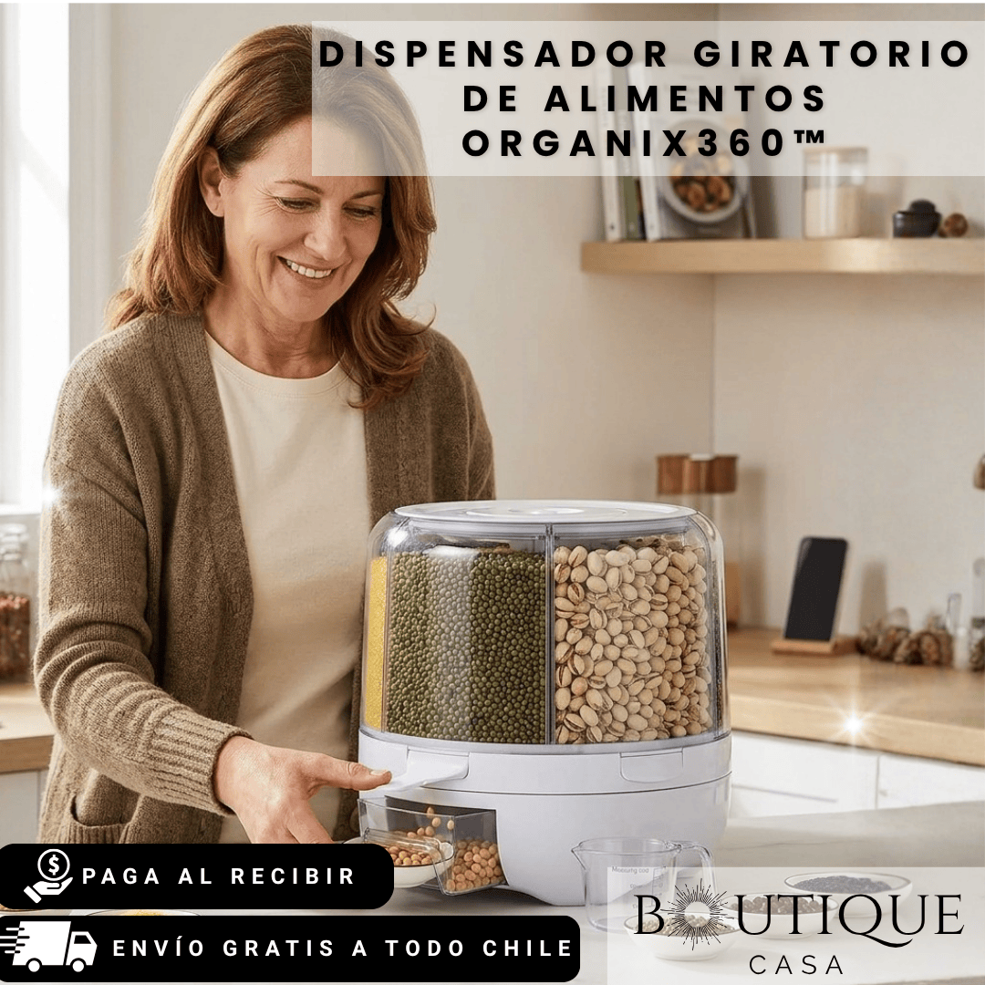 Dispensador Giratorio de Alimentos | Organix360™