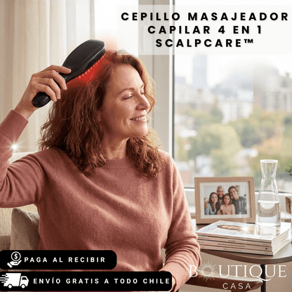 Cepillo Masajeador Capilar 4 en 1 | ScalpCare™