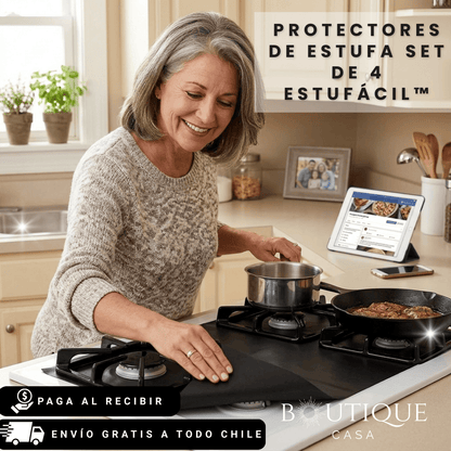 Protectores de Estufa Set de 4 |  EstuFácil™