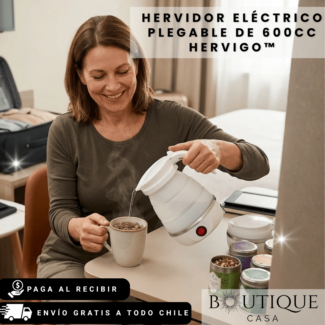 Hervidor Eléctrico Plegable de 600cc | HerviGo™