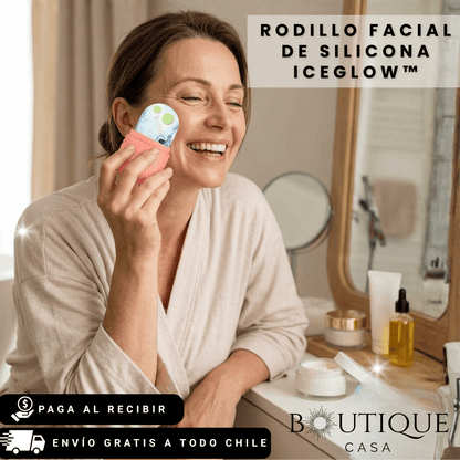 Rodillo Facial de Silicona | IceGlow™