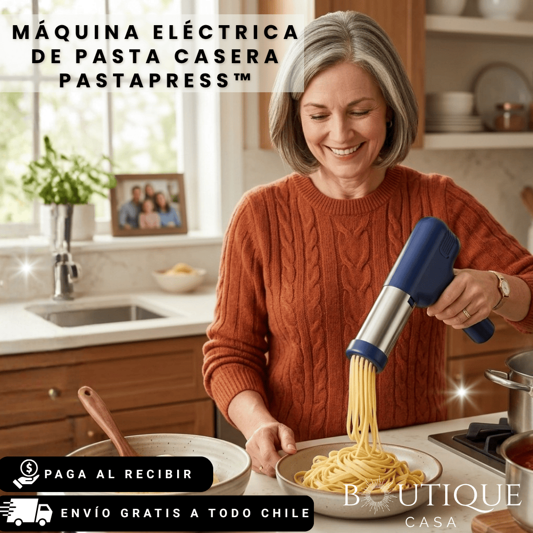 Máquina Eléctrica de Pasta Casera | PastaPress™