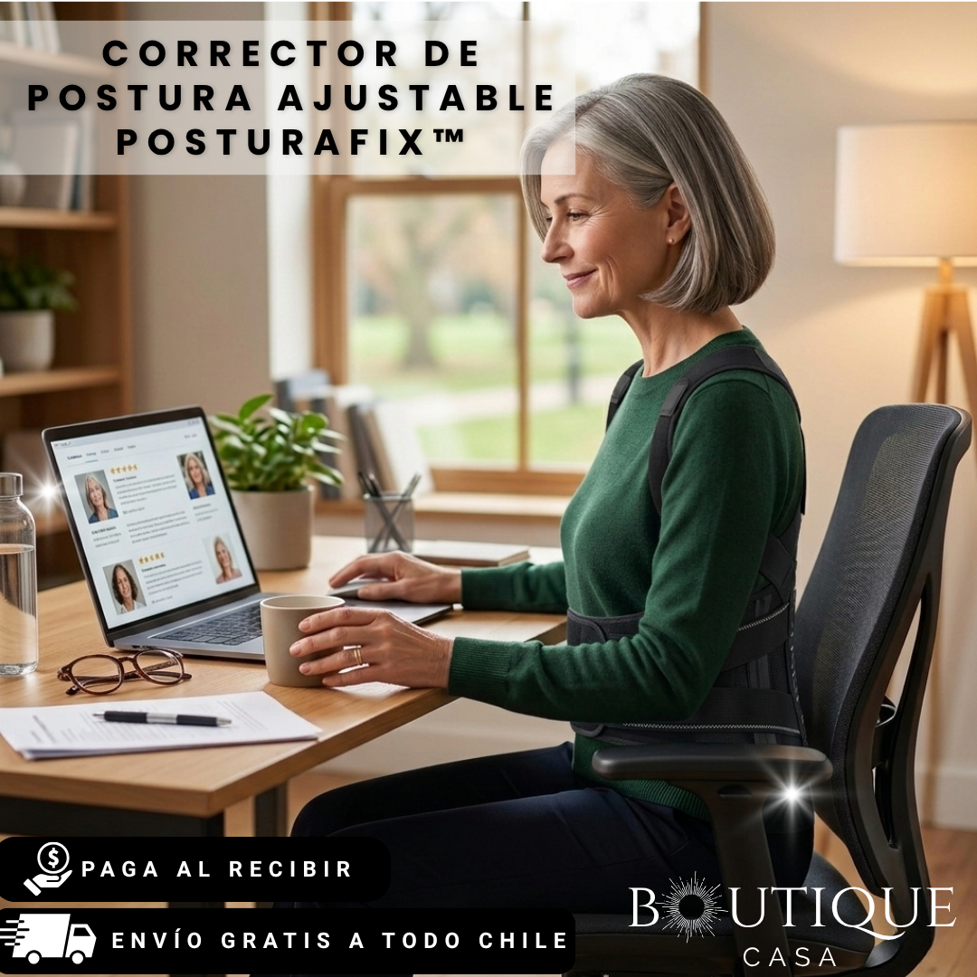Corrector de Postura Ajustable | PosturaFix™