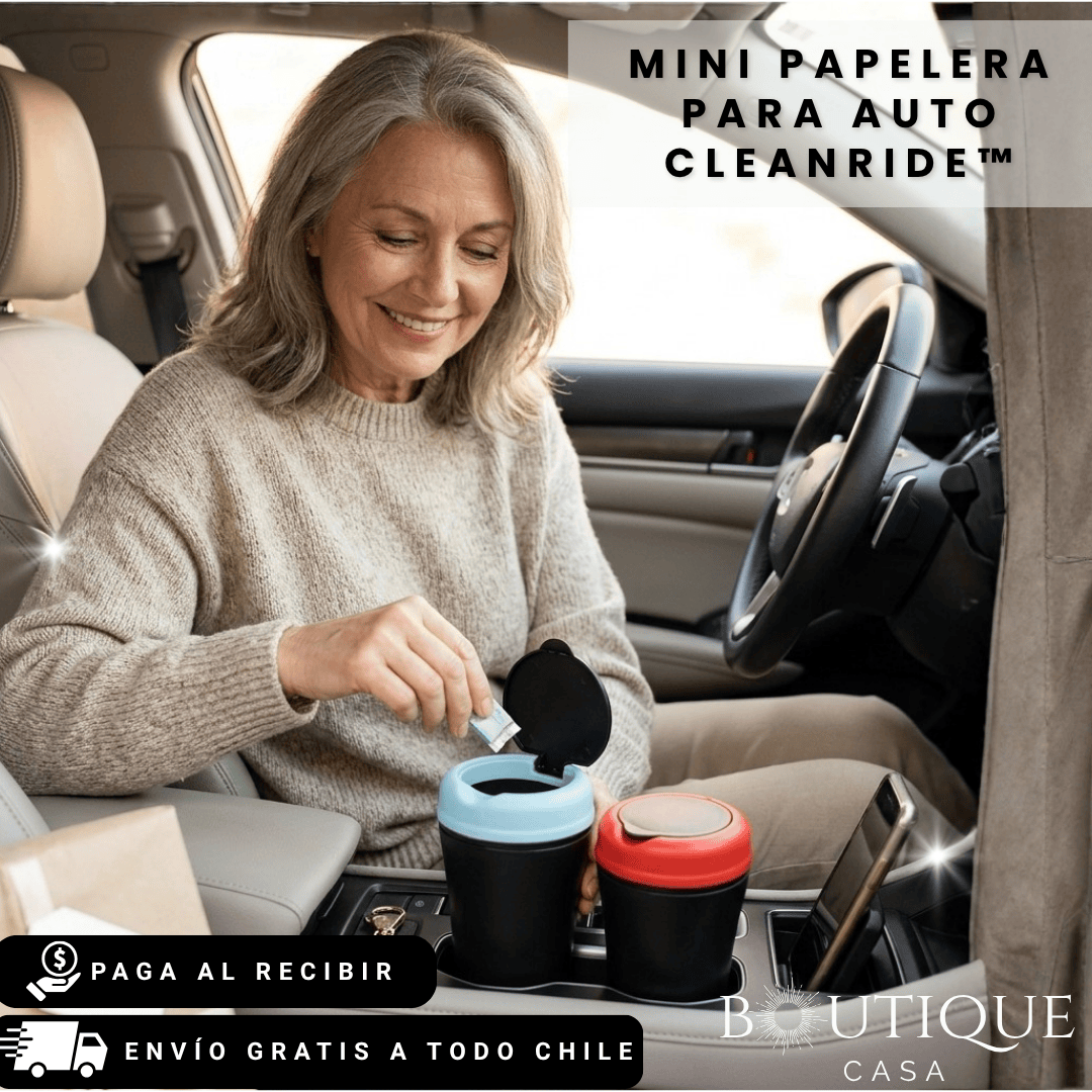 Mini Papelera para Auto | CleanRide™