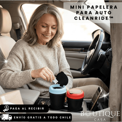 Mini Papelera para Auto | CleanRide™