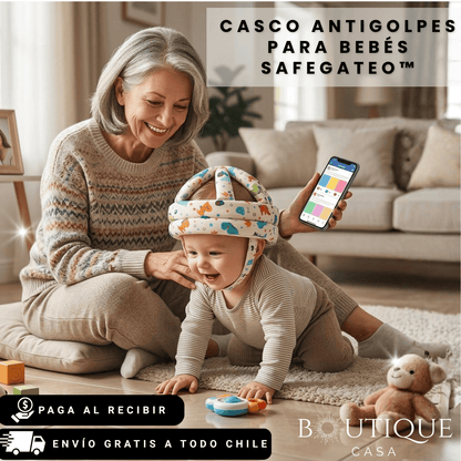Casco Antigolpes para Bebés | SafeGateo™