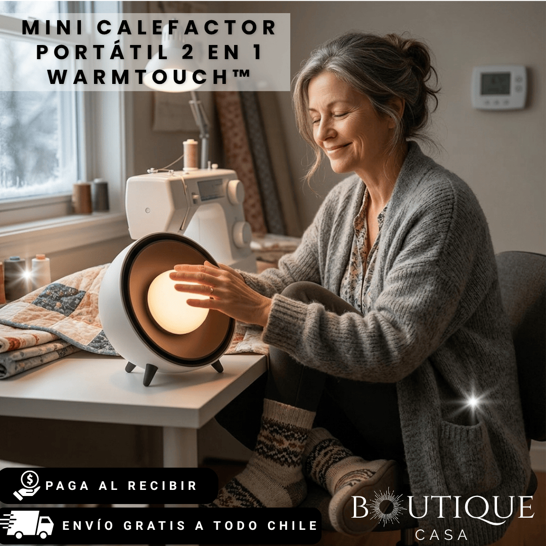 Mini Calefactor Portátil 2 en 1 | WarmTouch™