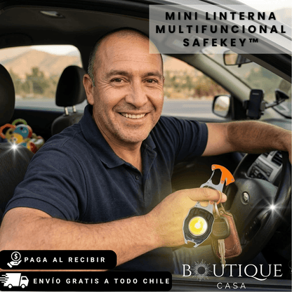 Mini Linterna Multifuncional | SafeKey™