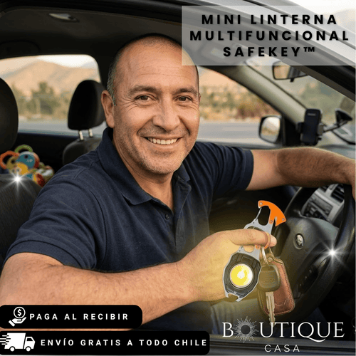 Mini Linterna Multifuncional | SafeKey™
