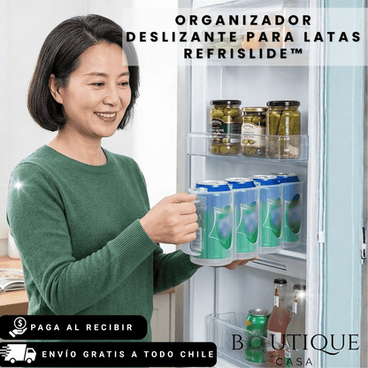 Organizador Deslizante para Latas | RefriSlide™