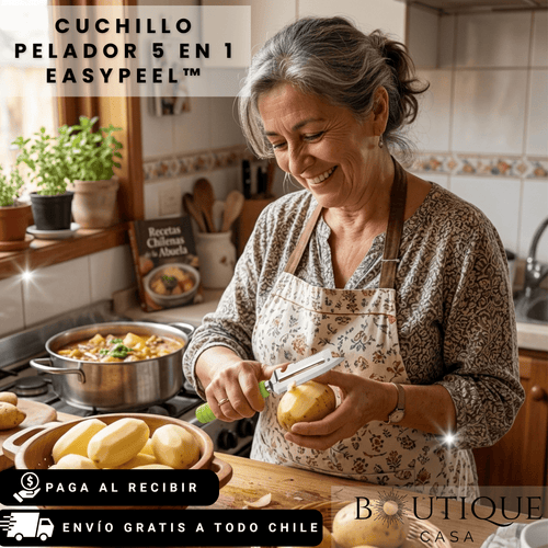 Cuchillo Pelador 5 en 1 | EasyPeel™