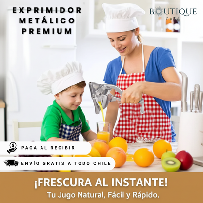 Exprimidor Metálico Premium