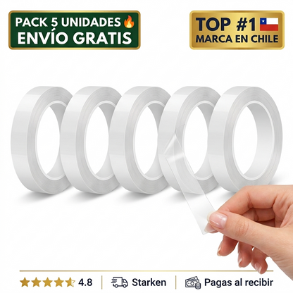 Cinta Doble Faz Transparente para Manualidades – Invisible