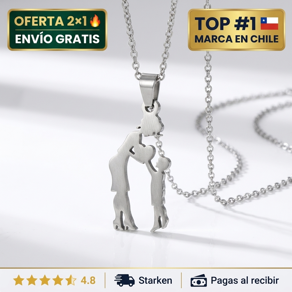 Colgante Familia Acero Inoxidable – Regalo con Significado