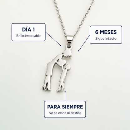 Colgante Familia Acero Inoxidable – Regalo con Significado