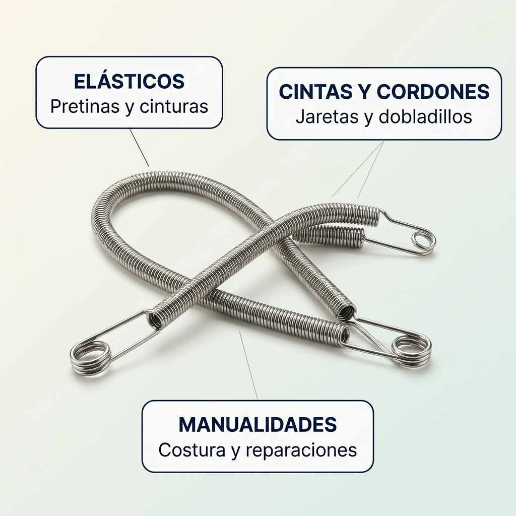 Enhebrador de Elástico Flexible – Pasa Cintas sin Pelear