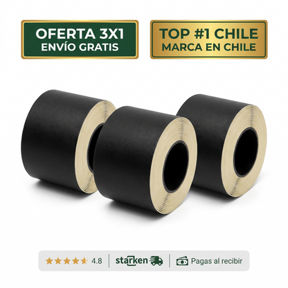 Parche adhesivo de cuero – repara tu sillón sin coser